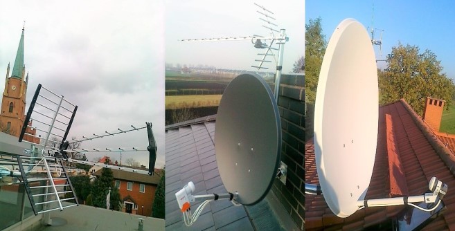 Anteny satelitarne i naziemne